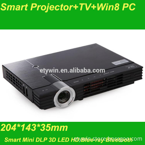 Projector with Win8 system computer, mini projector